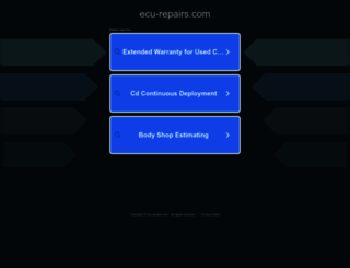 ecu-repairs.com screenshot