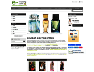 ecuador-shopping-stores.com screenshot