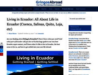 ecuador.gringosabroad.com screenshot