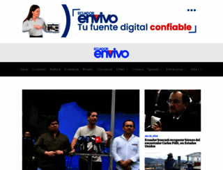 ecuadorenvivo.com screenshot
