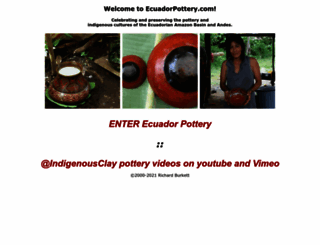 ecuadorpottery.com screenshot