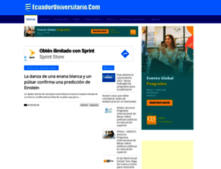 ecuadoruniversitario.com screenshot