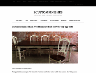 ecustomfinishes.com screenshot