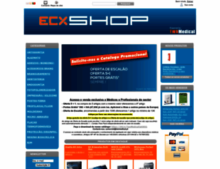 ecxshop.com screenshot