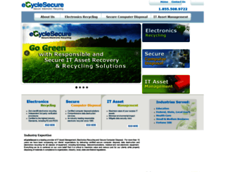 ecyclesecure.com screenshot