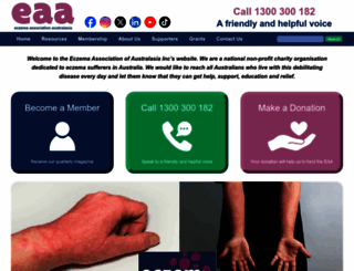 eczema.org.au screenshot