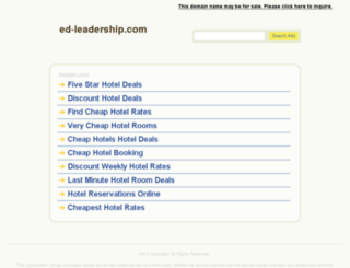 ed-leadership.com screenshot