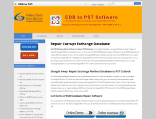 edbdatabaserepair.edbtopstsoftware.com screenshot