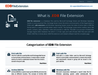 edbfileextension.com screenshot