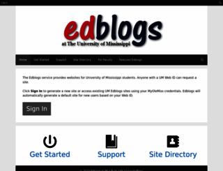 edblogs.olemiss.edu screenshot