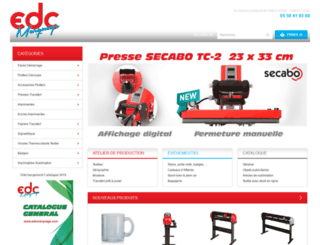 edcmarquage.com screenshot