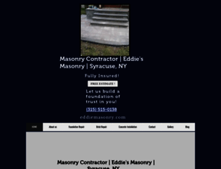 eddiemasonry.com screenshot