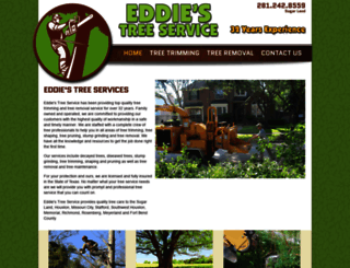 eddies-treeservice.com screenshot