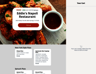 eddiesnapolirestaurant.com screenshot