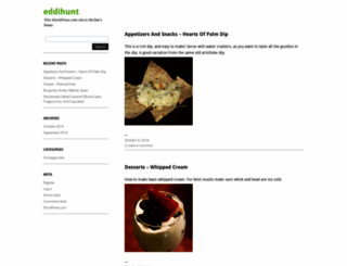 eddihunt.wordpress.com screenshot