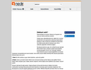 edebiyat.nedir.com screenshot