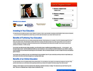 edegreeadvisor.degreeamerica.com screenshot