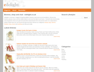 edelight.co.uk screenshot