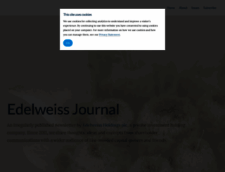 edelweissjournal.com screenshot