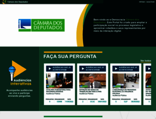 edemocracia.camara.gov.br screenshot