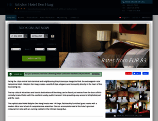 eden-babylon-den-haag.hotel-rez.com screenshot