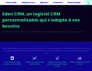 eden-crm.fr screenshot