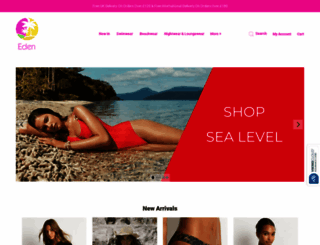 edenbeachwear.co.uk screenshot