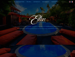 edenbungalows.com screenshot