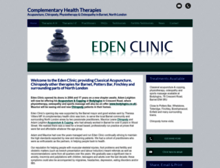 edenclinic.org screenshot