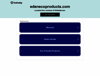edenecoproducts.com screenshot