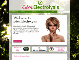 edenelectrolysis.com screenshot