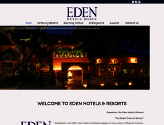 edenhotelsandresorts.com screenshot