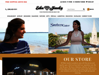 edenjewelrystores.com screenshot