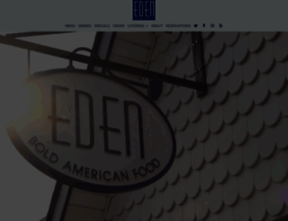 edenrestaurant.com screenshot