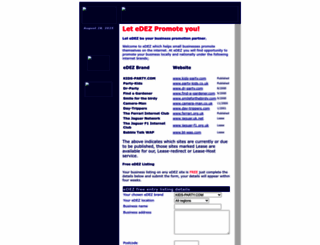 edez.co.uk screenshot