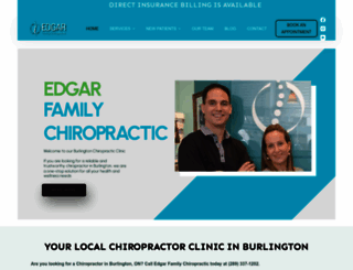edgarchiropractic.ca screenshot