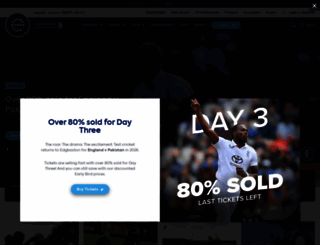 edgbaston.com screenshot