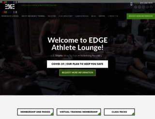 edgeathletelounge.com screenshot