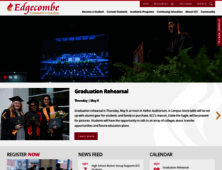 edgecombe.edu screenshot