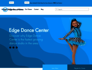 edgedancecenter.com screenshot