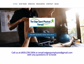 edgephysio.ca screenshot