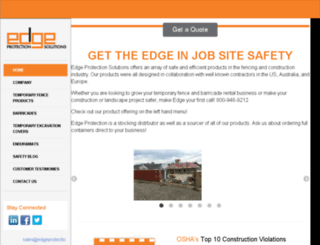edgeprotectionsolutions.com screenshot