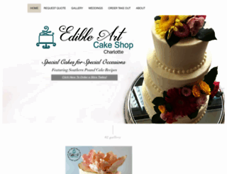 edibleartclt.com screenshot