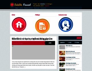 ediblefacial.com screenshot