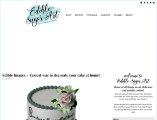 ediblesugarart.com screenshot