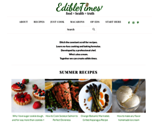 edibletimes.com screenshot