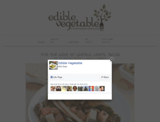 ediblevegetable.com screenshot
