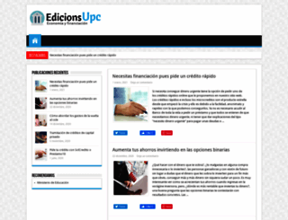 edicionsupc.es screenshot