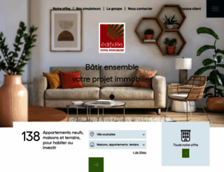 edifides-immobilier.fr screenshot