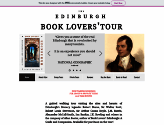 edinburghbooktour.com screenshot